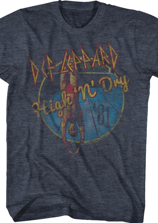 High 'n' Dry '81 Def Leppard T-Shirt - main product image