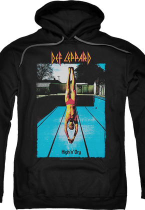 High 'n' Dry Album Cover Def Leppard Hoodie