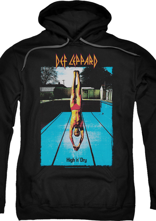 High 'n' Dry Album Cover Def Leppard Hoodie - main product image