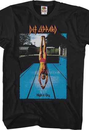 High 'n' Dry Album Cover Def Leppard T-Shirt