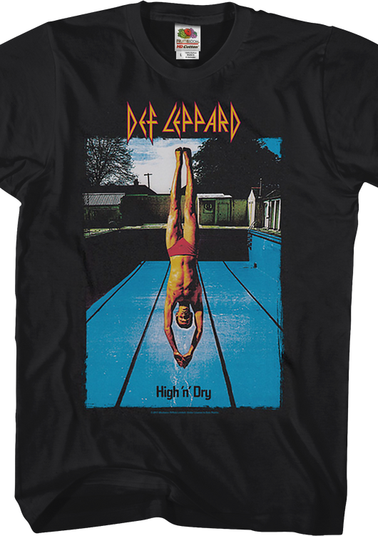 High 'n' Dry Album Cover Def Leppard T-Shirt - main product image