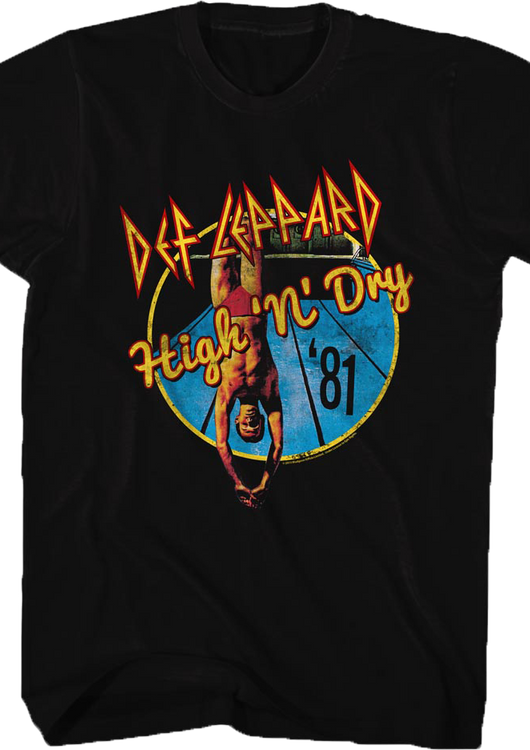 High N Dry Def Leppard T-Shirt - main product image