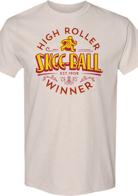 High Roller Winner Skee-Ball T-Shirt - main product image
