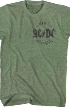 High Voltage European Tour ACDC Shirt