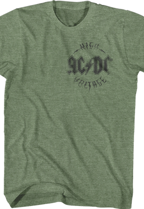 High Voltage European Tour ACDC Shirt