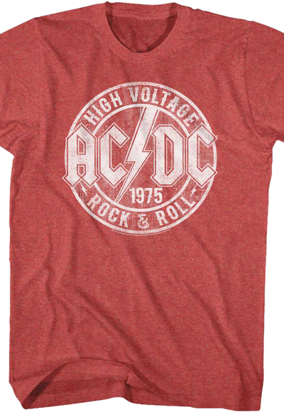 High Voltage Rock and Roll ACDC T-Shirt