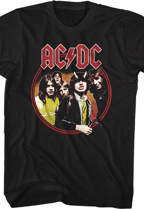 Highway To Hell Circle ACDC T-Shirt
