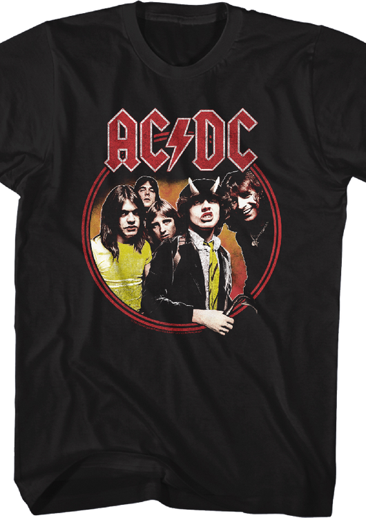 Highway To Hell Circle ACDC T-Shirt - main product image