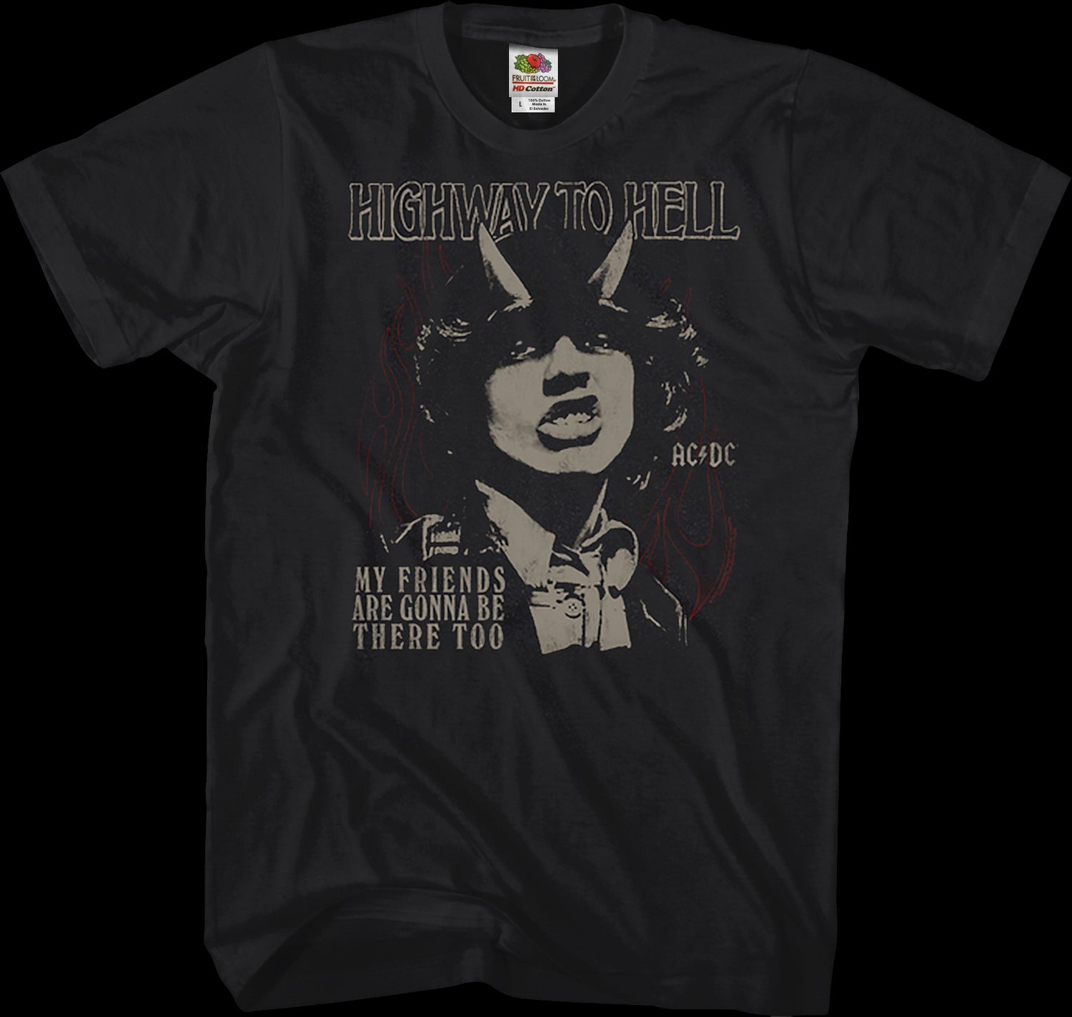 Highway To Hell My Friends Are Gonna Be There Too ACDC Shirt