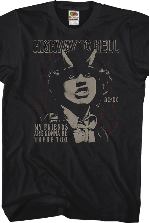 Highway To Hell My Friends Are Gonna Be There Too ACDC Shirtmain product image