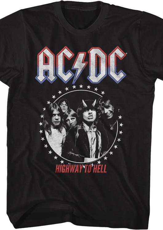 Highway To Hell Presidential Seal ACDC T-Shirt - main product image