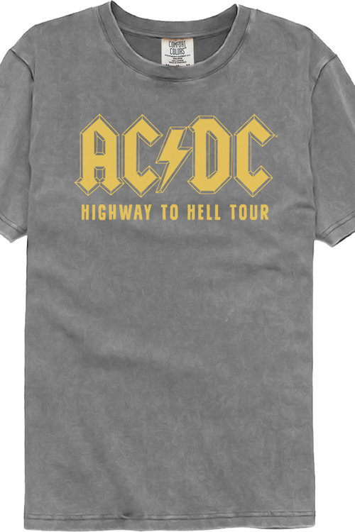 Highway To Hell Tour ACDC Comfort Colors Brand T-Shirtmain product image