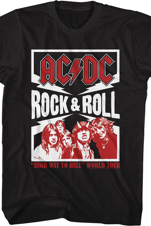 Highway To Hell World Tour ACDC Shirtmain product image