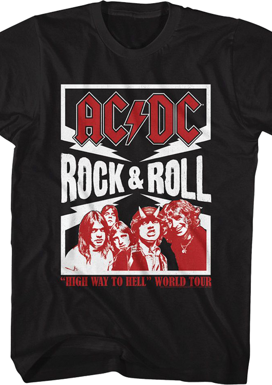 Highway To Hell World Tour ACDC Shirt - main product image