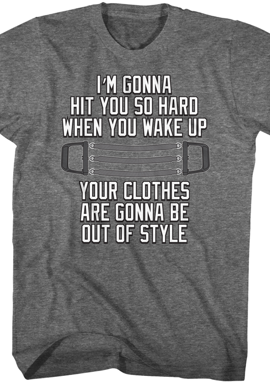 Hit You So Hard Quote Goonies T-Shirt - main product image