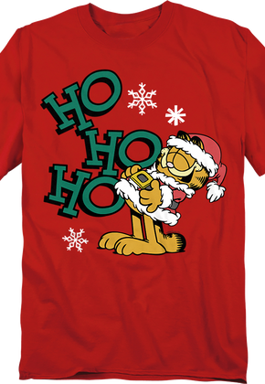 Ho Ho Ho Santa Garfield T-Shirt