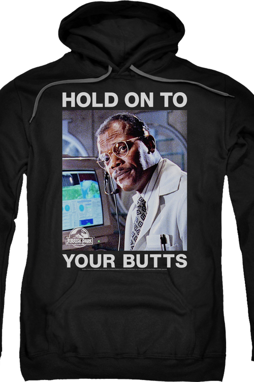 Hold On To Your Butts Jurassic Park Hoodie - main product image