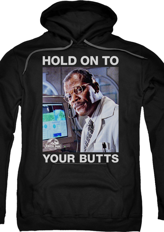 Hold On To Your Butts Jurassic Park Hoodie - main product image
