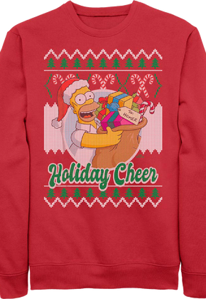 Holiday Cheer Simpsons Sweatshirt