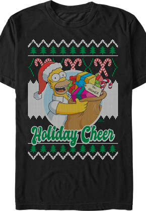 Holiday Cheer Simpsons T-Shirt