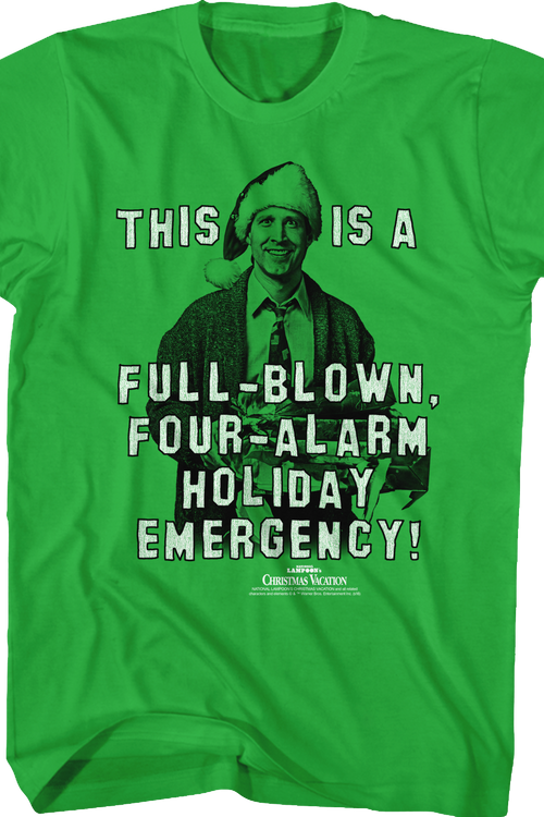 Holiday Emergency Christmas Vacation T-Shirt - main product image