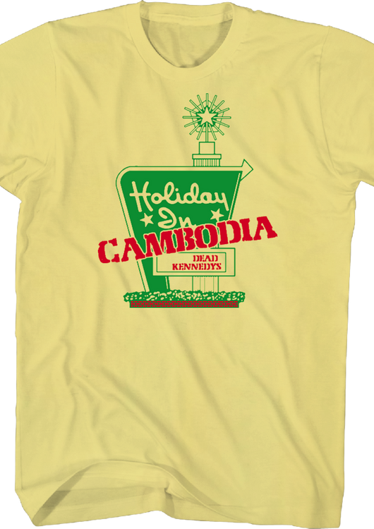 Holiday In Cambodia Dead Kennedys T-Shirt - main product image