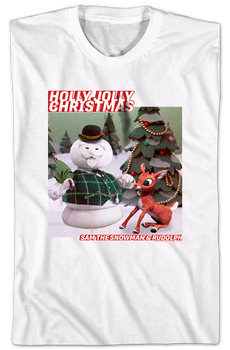 Holly Jolly Christmas Rudolph The Red Nosed Reindeer T-Shirt