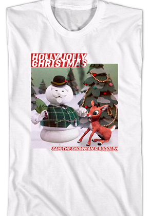 Holly Jolly Christmas Rudolph The Red Nosed Reindeer T-Shirt