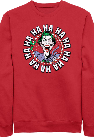Holly Jolly Joker DC Comics Sweatshirt