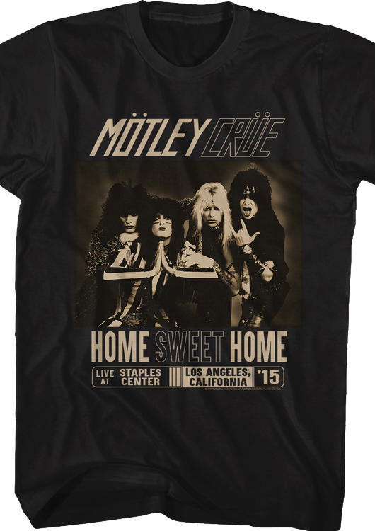 Home Sweet Home Motley Crue T-Shirt - main product image