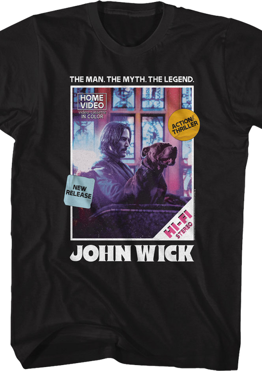 Home Video Cover John Wick T-Shirt - main product image