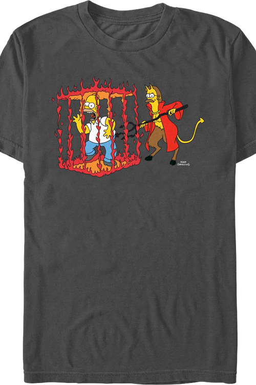Homer In Devil's Cage The Simpsons T-Shirtmain product image