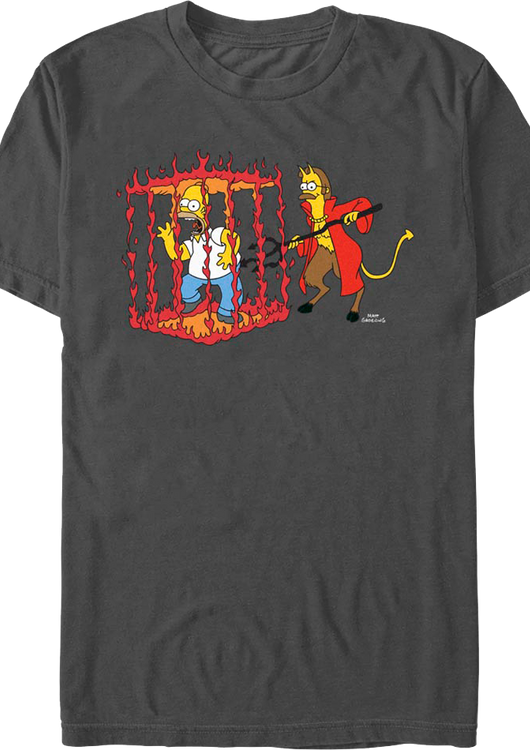 Homer In Devil's Cage The Simpsons T-Shirt - main product image