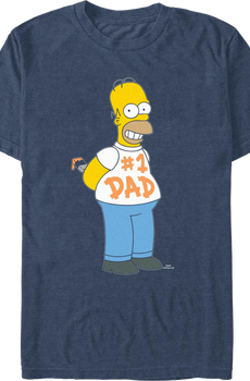 Homer Simpson #1 Dad Simpsons T-Shirt