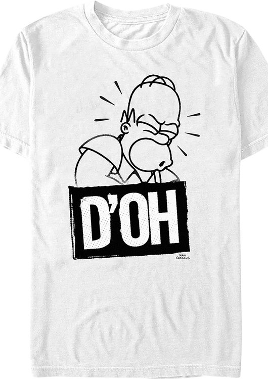 Homer Simpson D'oh Simpsons T-Shirt - main product image