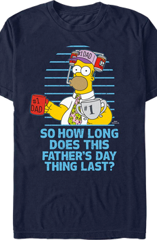 Homer Simpson Father's Day Simpsons T-Shirt