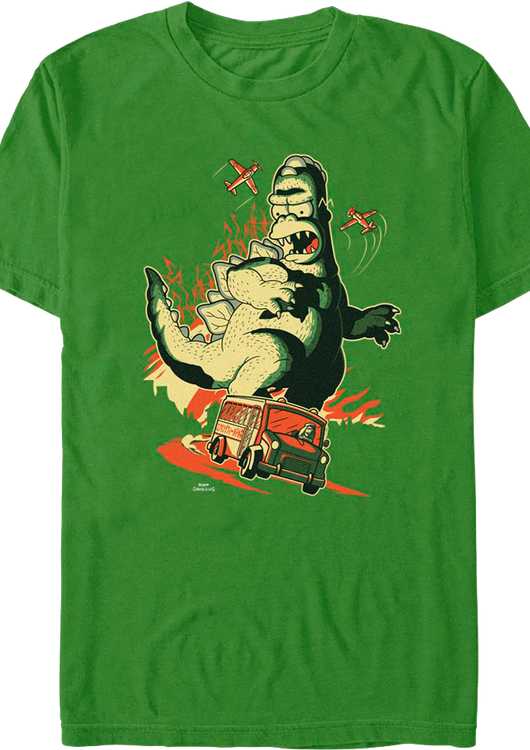 Homerzilla The Simpons T-Shirt - main product image