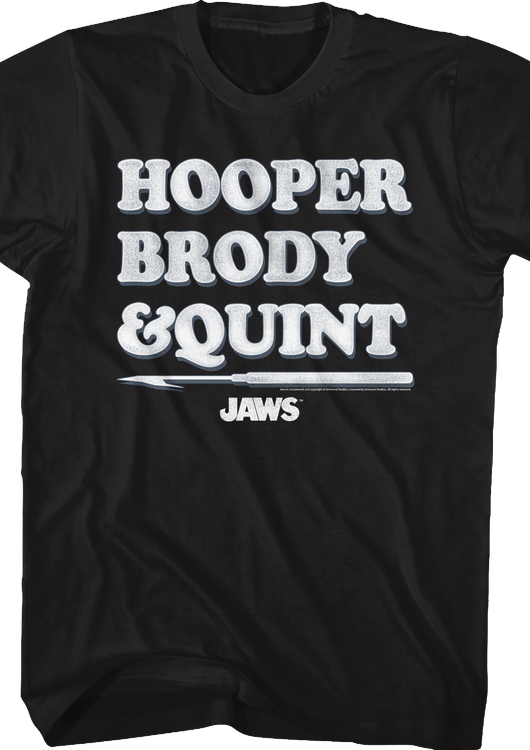 Hooper Brody Quint Jaws T-Shirt - main product image