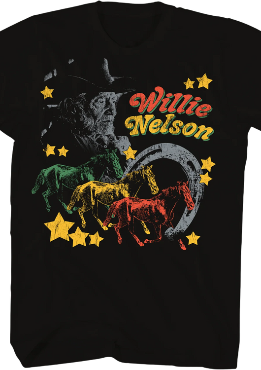 Horseshoe Willie Nelson T-Shirt - main product image