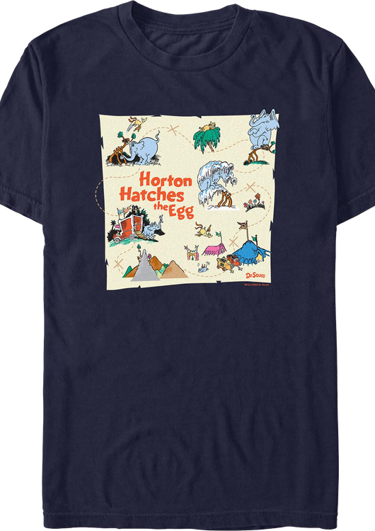 Horton Hatches the Egg Collage Dr. Seuss T-Shirt - main product image