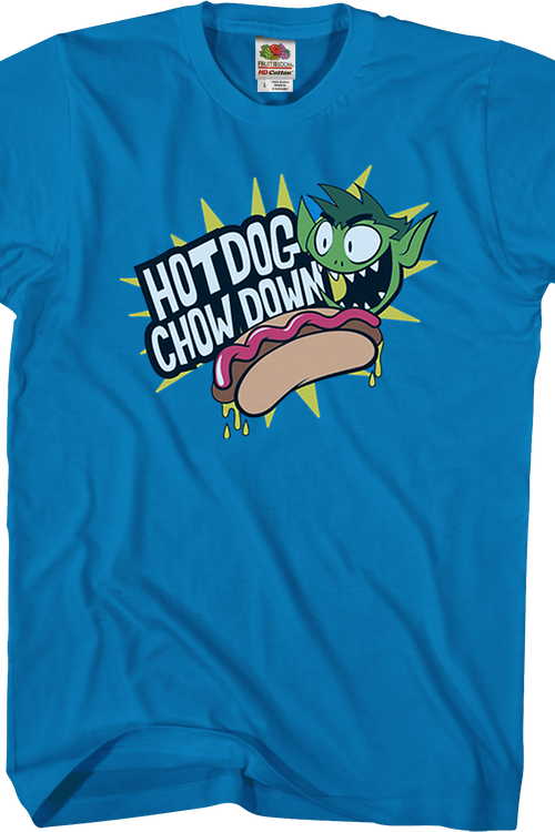 Hot Dog Chow Down Teen Titans Go T-Shirtmain product image