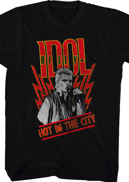 Hot in the City Billy Idol T-Shirt - main product image