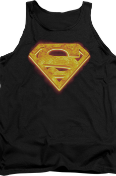 Hot Steel Logo Superman Tank Top
