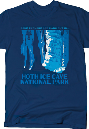Hoth Ice Cave National Park Star Wars T-Shirt
