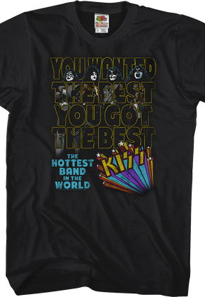 Hottest Band In The World KISS T-Shirt