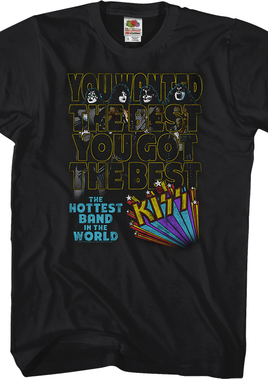 Hottest Band In The World KISS T-Shirt - main product image