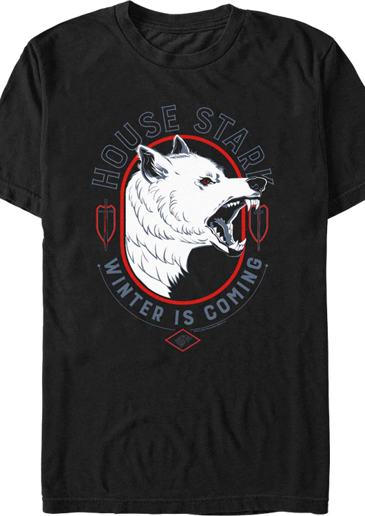 House Stark Game Of Thrones T-Shirt - main product image