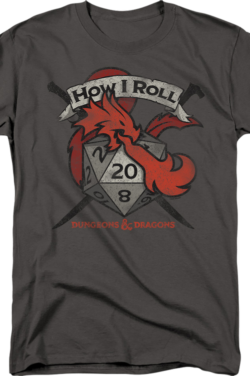 How I Roll Dungeons & Dragons T-Shirtmain product image