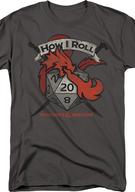 How I Roll Dungeons & Dragons T-Shirt - main product image