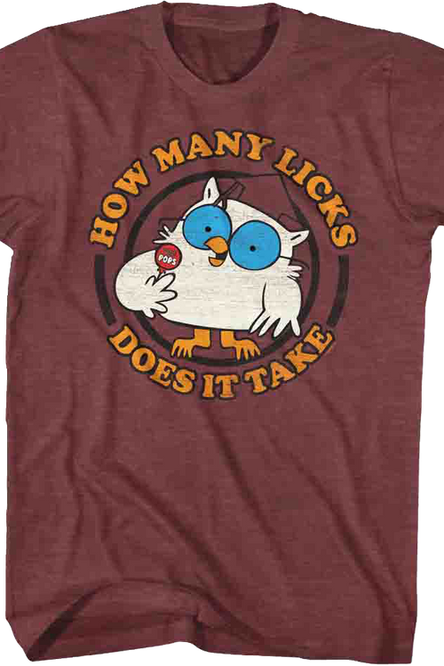 How Many Licks Tootsie Pop T-Shirtmain product image
